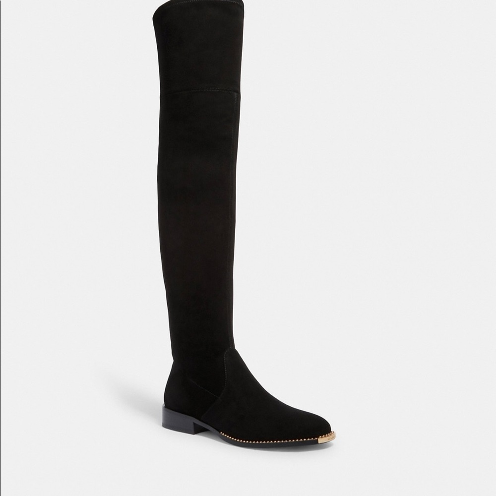 Black and gold Natalia Boot Coach Boot